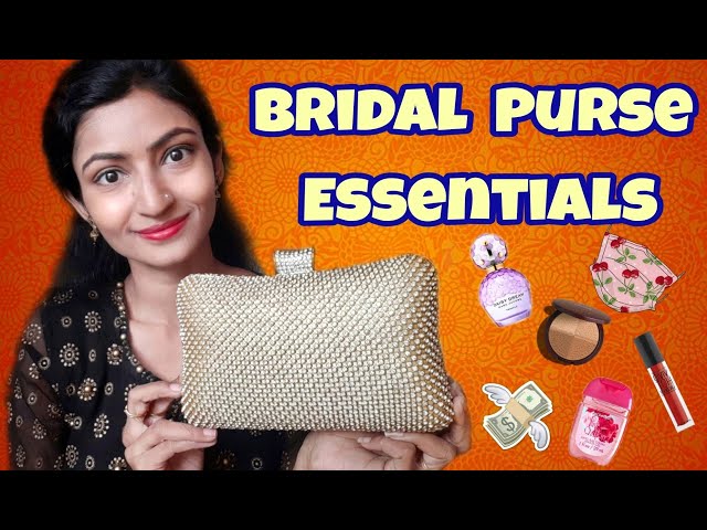 Bridal Purse Essentials/Must Haves | Things Every Bride Should Carry in Her  Purse #IndianShadiSeries - YouTube